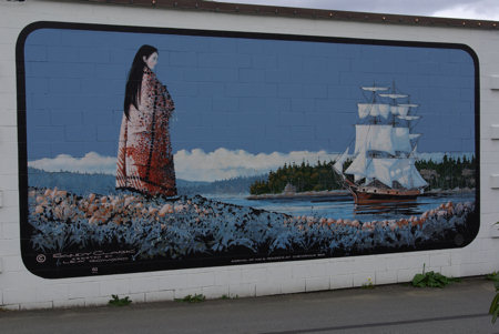 Chemainus Vancouver Island Ship Mural